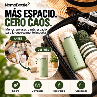 NomaBottle | Dispensador de Viaje 4 en 1