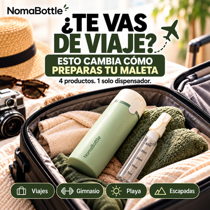 NomaBottle | Dispensador de Viaje 4 en 1